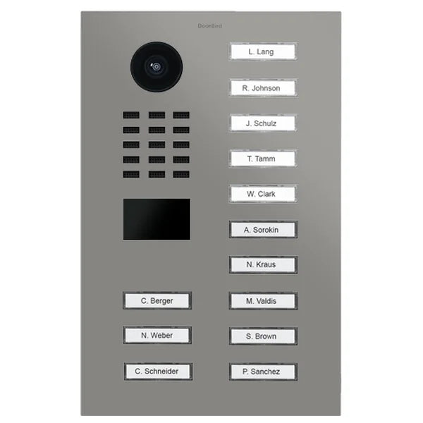 D2213V IP video dverová stanica – RAL 9007