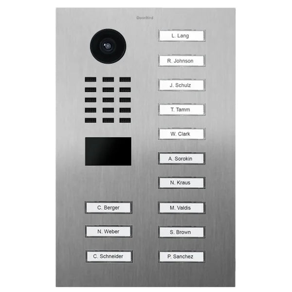 D2213V IP video dverová stanica – Nerezová oceľ V2A brúsená