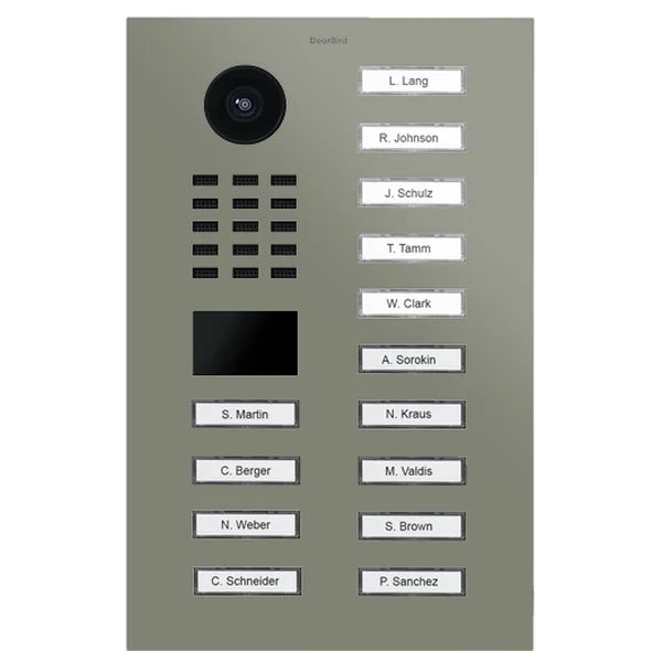 D2214V IP video dverová stanica – RAL 7033