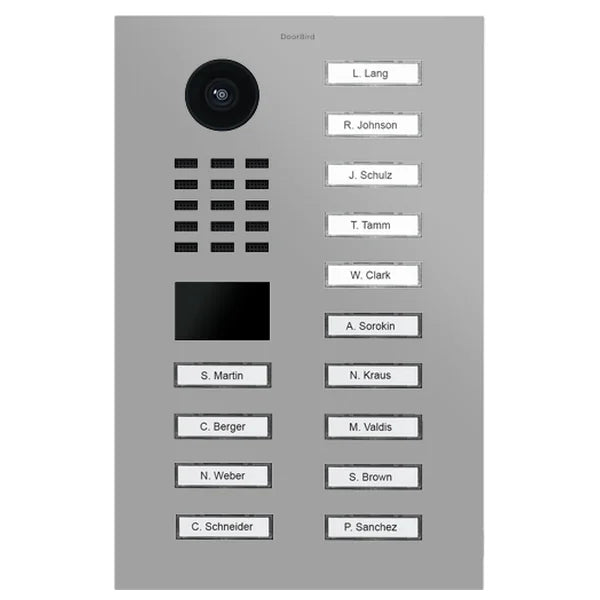 D2214V IP video dverová stanica – RAL 9006
