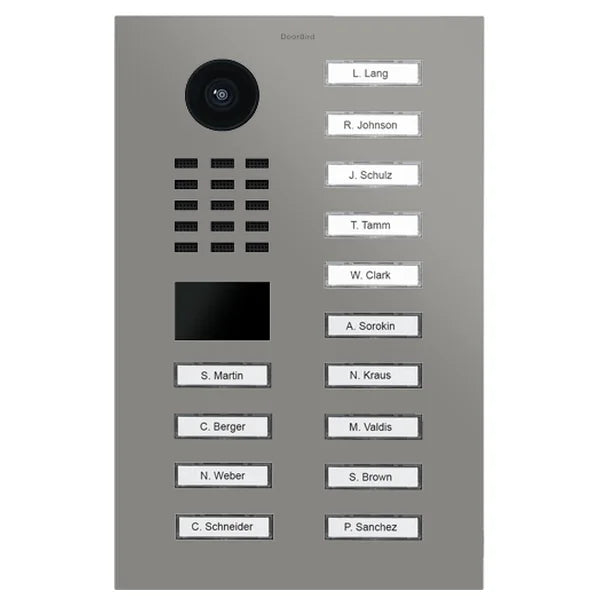 D2214V IP video dverová stanica – RAL 9007