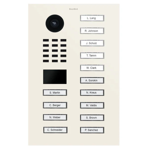 D2214V IP video dverová stanica – RAL 9010