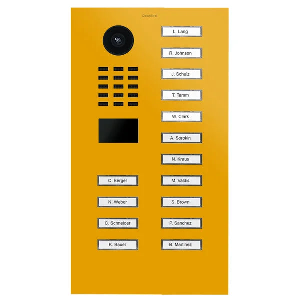 D2215V IP video dverová stanica – RAL 1004
