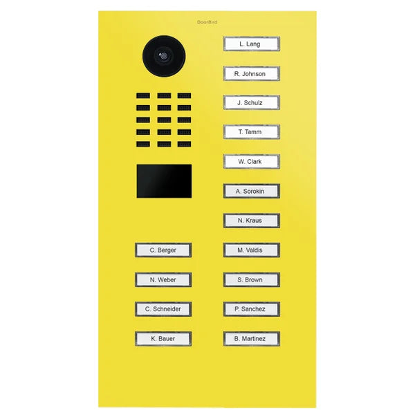 D2215V IP video dverová stanica – RAL 1016