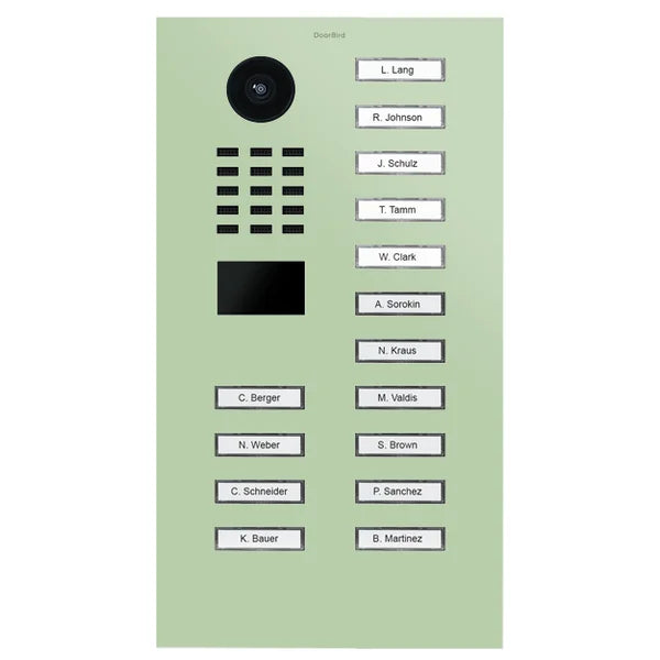 D2215V IP video dverová stanica – RAL 6019