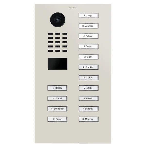 D2215V IP video dverová stanica – RAL 9002