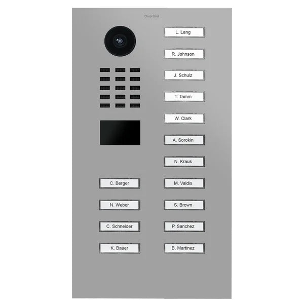 D2215V IP video dverová stanica – RAL 9006