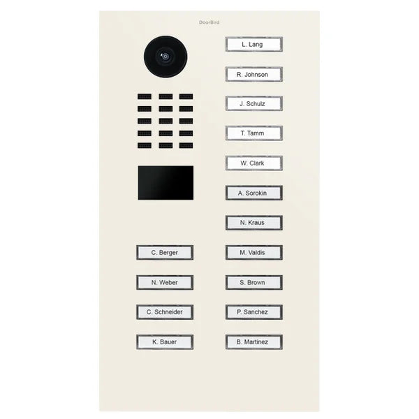 D2215V IP video dverová stanica – RAL 9010