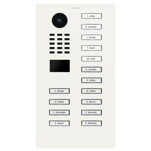 D2215V IP video dverová stanica – RAL 9016