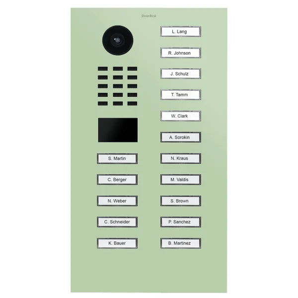 D2216V IP video dverová stanica – RAL 6019