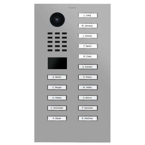 D2216V IP video dverová stanica – RAL 9006