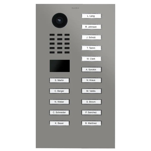 D2216V IP video dverová stanica – RAL 9007