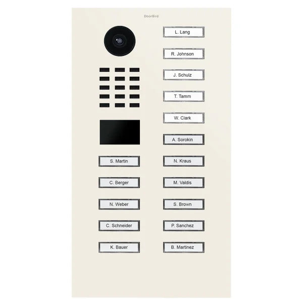 D2216V IP video dverová stanica – RAL 9010