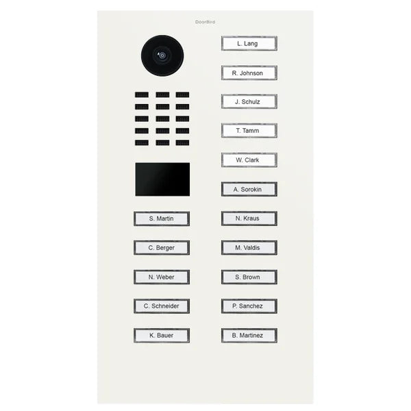 D2216V IP video dverová stanica – RAL 9016