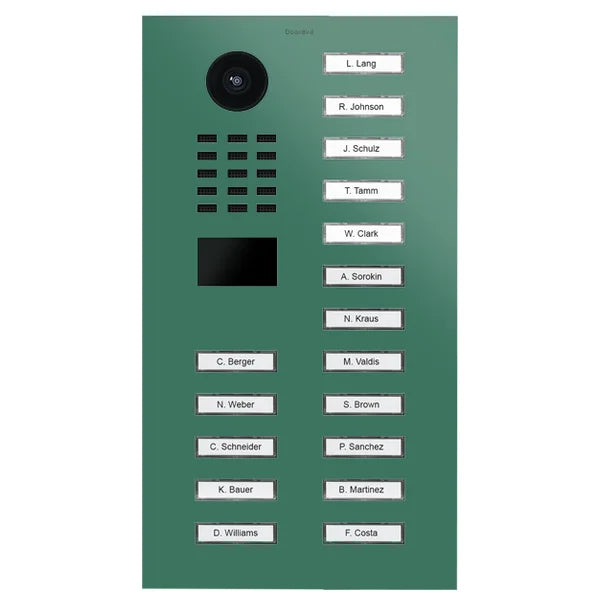 D2217V IP video dverová stanica – RAL 6000