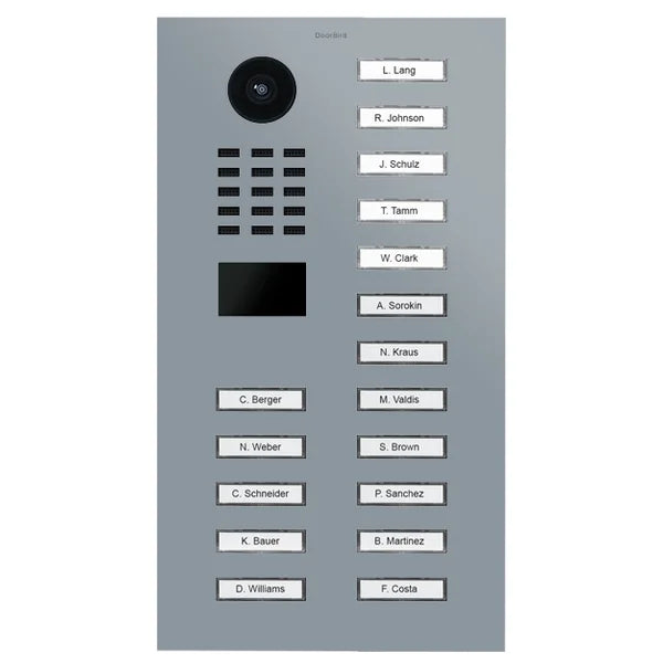 D2217V IP video dverová stanica – RAL 7001
