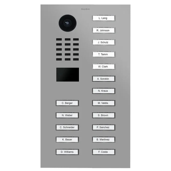 D2217V IP video dverová stanica – RAL 7004