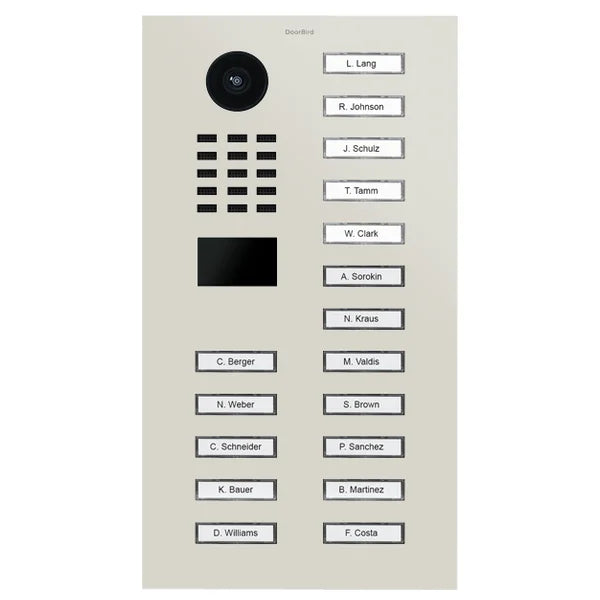 D2217V IP video dverová stanica – RAL 9002