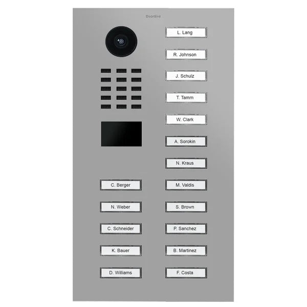 D2217V IP video dverová stanica – RAL 9006