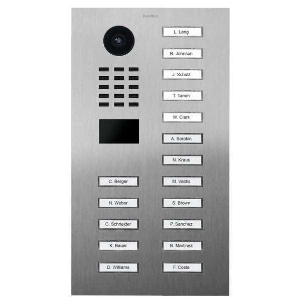 D2217V IP video dverová stanica – Nerezová oceľ V2A brúsená