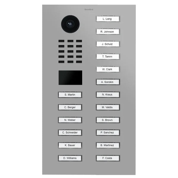 D2218V IP video dverová stanica – RAL 9006