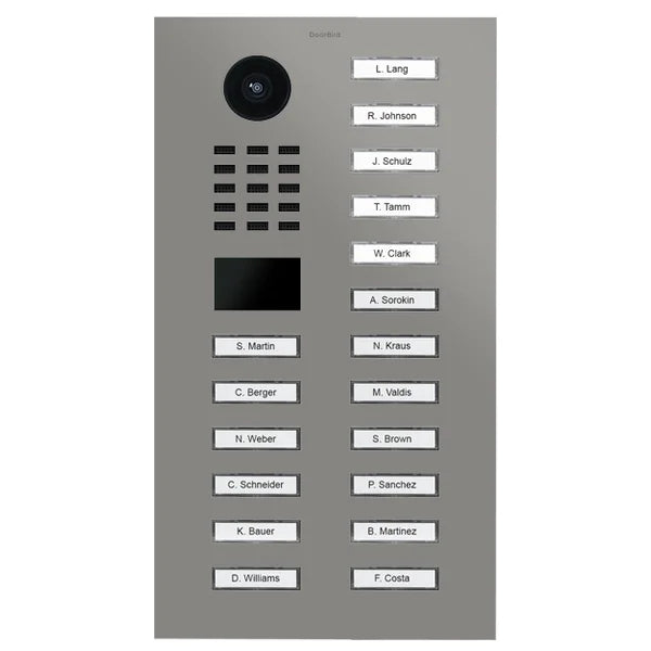 D2218V IP video dverová stanica – RAL 9007