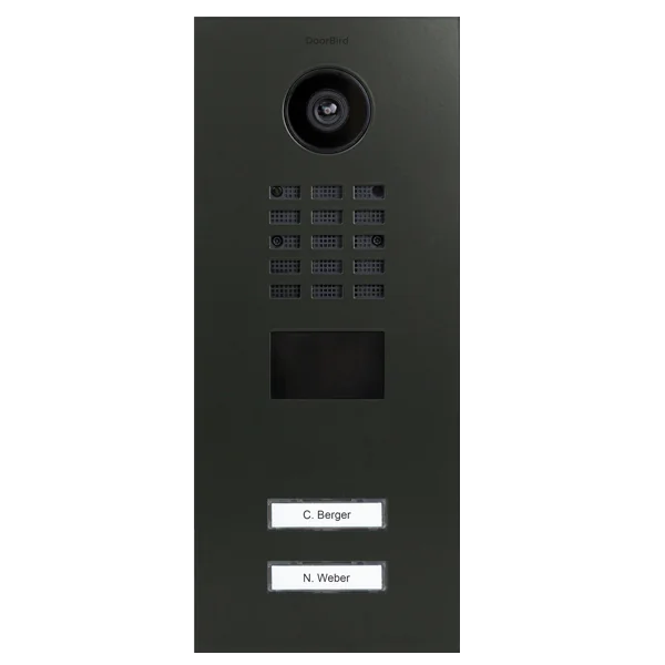 D2202V IP video dverová stanica – RAL 6006