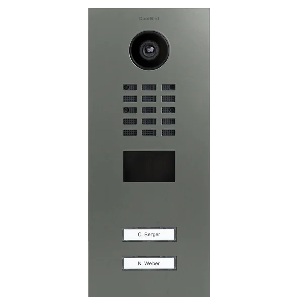 D2202V IP video dverová stanica – RAL 7033