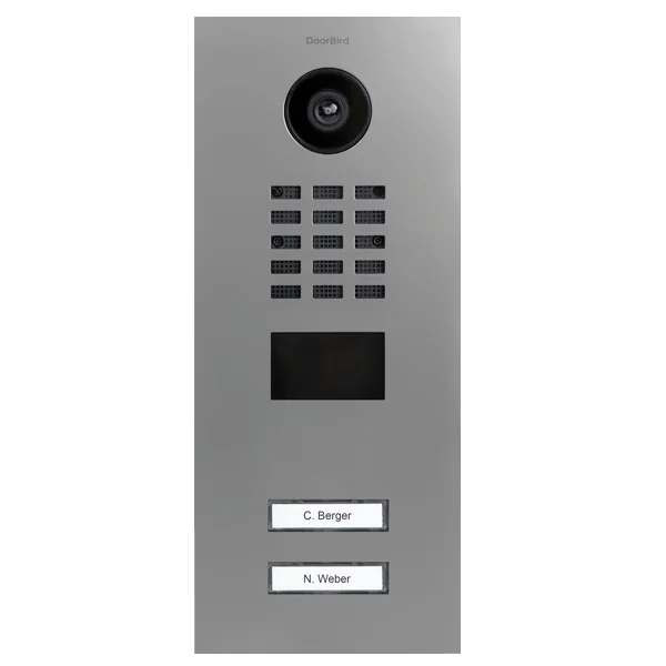 D2202V IP video dverová stanica – RAL 9006