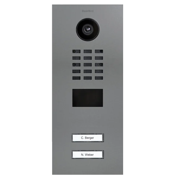 D2202V IP video dverová stanica – RAL 9007