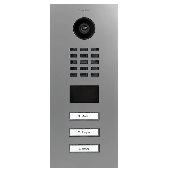 D2203V IP video dverová stanica – RAL 9006