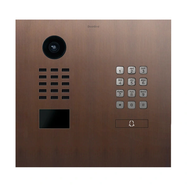 D2201KH IP video door station, 1 button, keypad, horizontal - 58 finishes