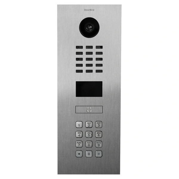 D2201KV IP video door station, 1 button, keypad - 58 finishes