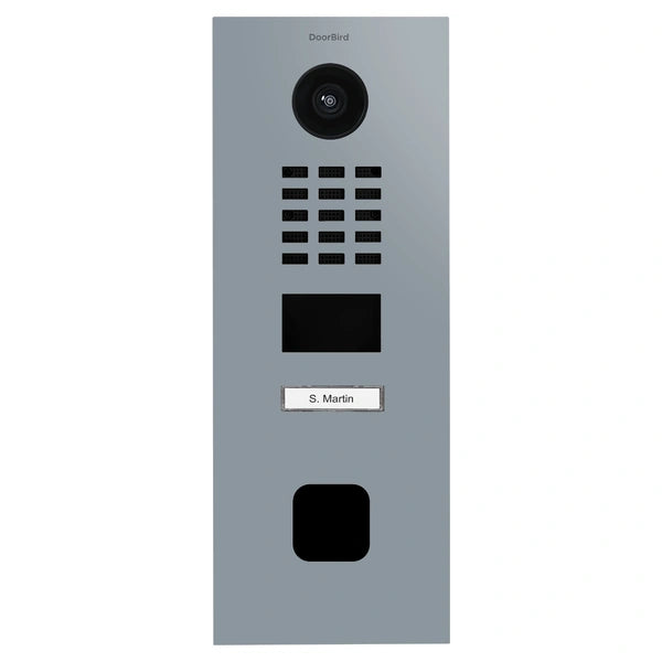 D2201FV EKEY sLine – RAL 7001 Striebornosivá