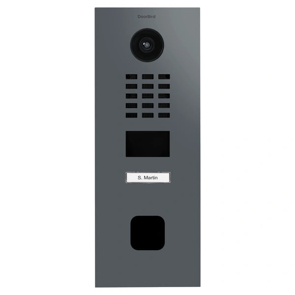 D2201FV EKEY sLine – RAL 7011 Železosivá