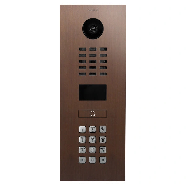 DoorBird D2101KV / D2201KV – Architektonický bronz