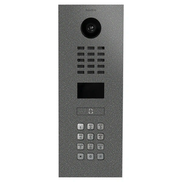 DoorBird D2101KV / D2201KV – DB 703, nerezová oceľ, prášková farba, pololesk