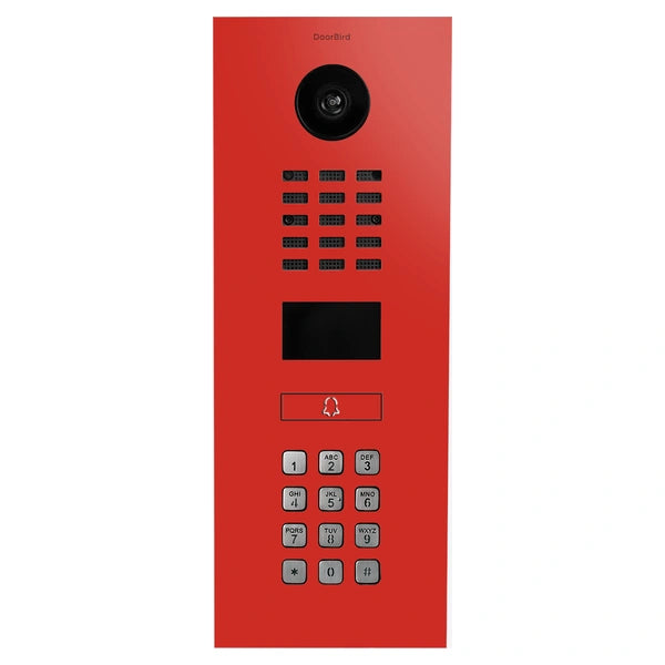 DoorBird D2101KV / D2201KV – RAL 3028 Čistá červená