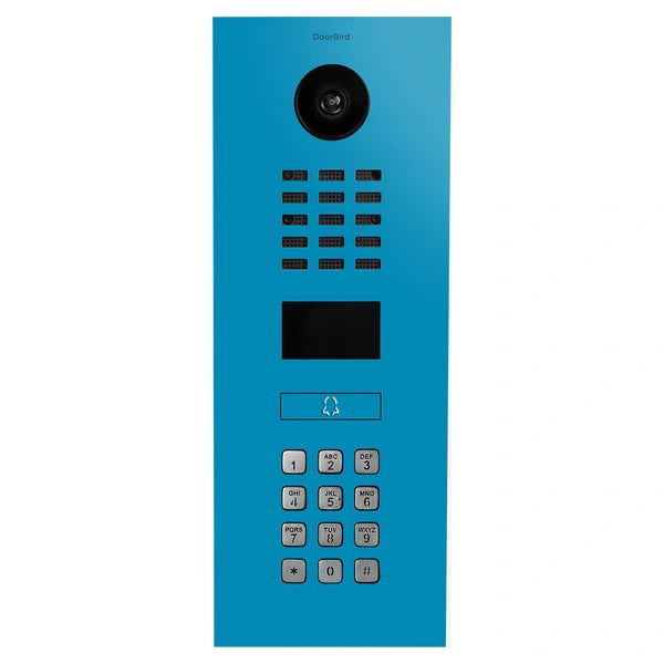 DoorBird D2101KV / D2201KV – RAL 5012 Svetlomodrá