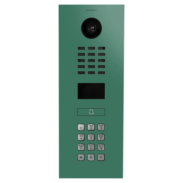 DoorBird D2101KV / D2201KV – RAL 6000 Patinovaná zelená