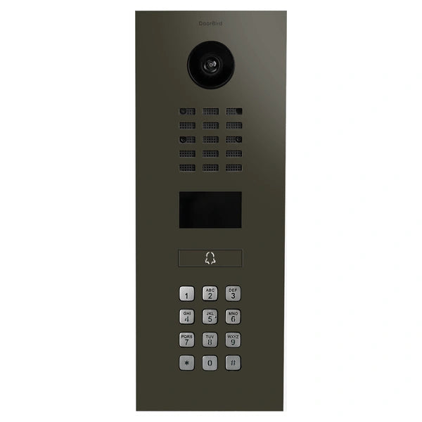 DoorBird D2101KV / D2201KV – RAL 6006 Sivoolivová