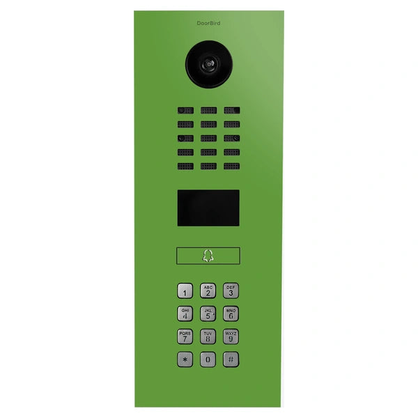 DoorBird D2101KV / D2201KV – RAL 6018 Žltozelená