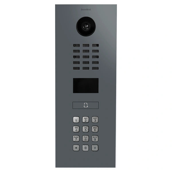 DoorBird D2101KV / D2201KV – RAL 7011 Železosivá