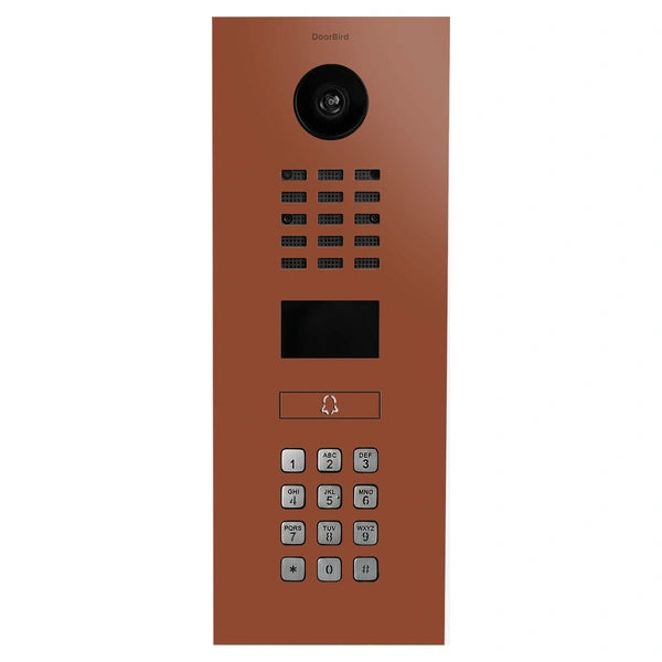 DoorBird D2101KV / D2201KV – RAL 8004 Medenohnedá