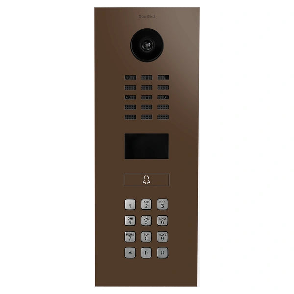 DoorBird D2101KV / D2201KV – RAL 8028 Terakotovohnedá