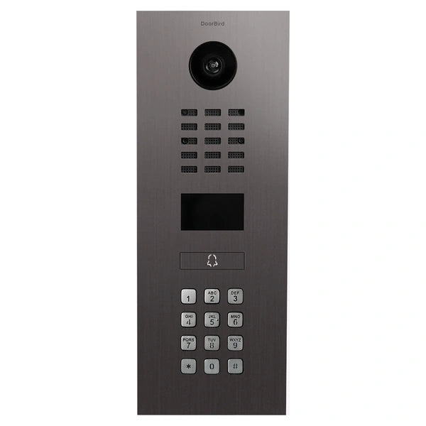 DoorBird D2101KV / D2201KV – Titánová PVD úprava, nerezová oceľ brúsená