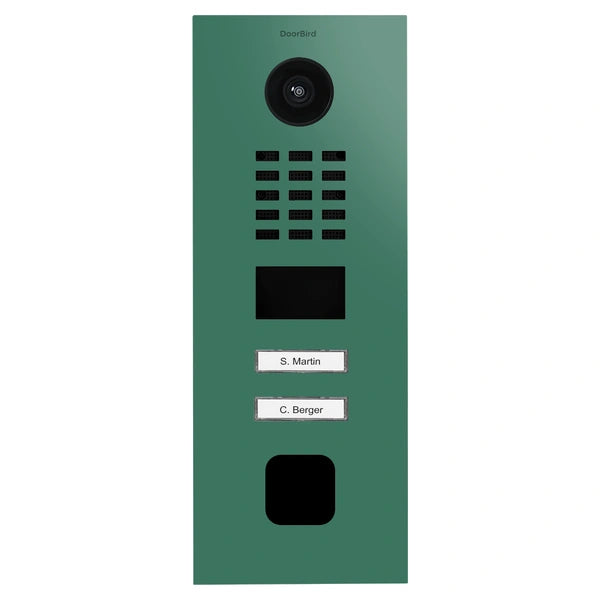 D2202FV EKEY sLine – RAL 6000 Patinovaná zelená