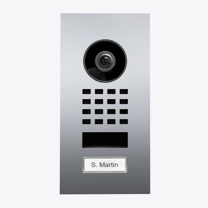 Interphone vidéo IP D1101V - encastrable, 1 bouton, Wi-Fi - 26 versions
