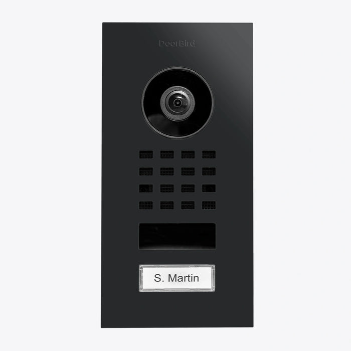 Interphone vidéo IP D1101V - encastrable, 1 bouton, Wi-Fi - 26 versions