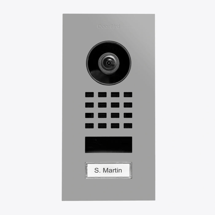 Interphone vidéo IP D1101V - encastrable, 1 bouton, Wi-Fi - 26 versions